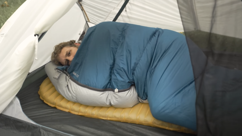 Restrictive sleeping bag