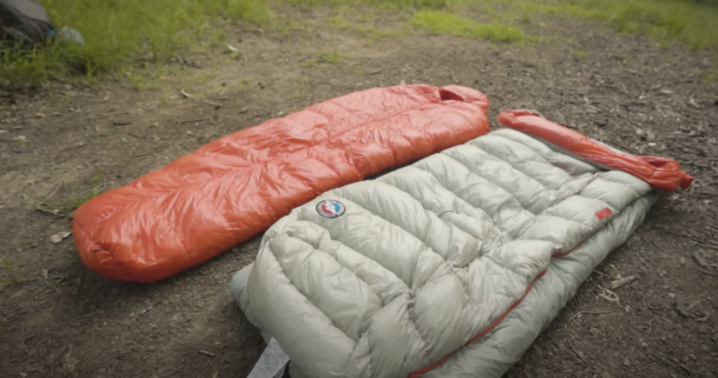 The Big Agnes design allows for both layers to be used simultaneously