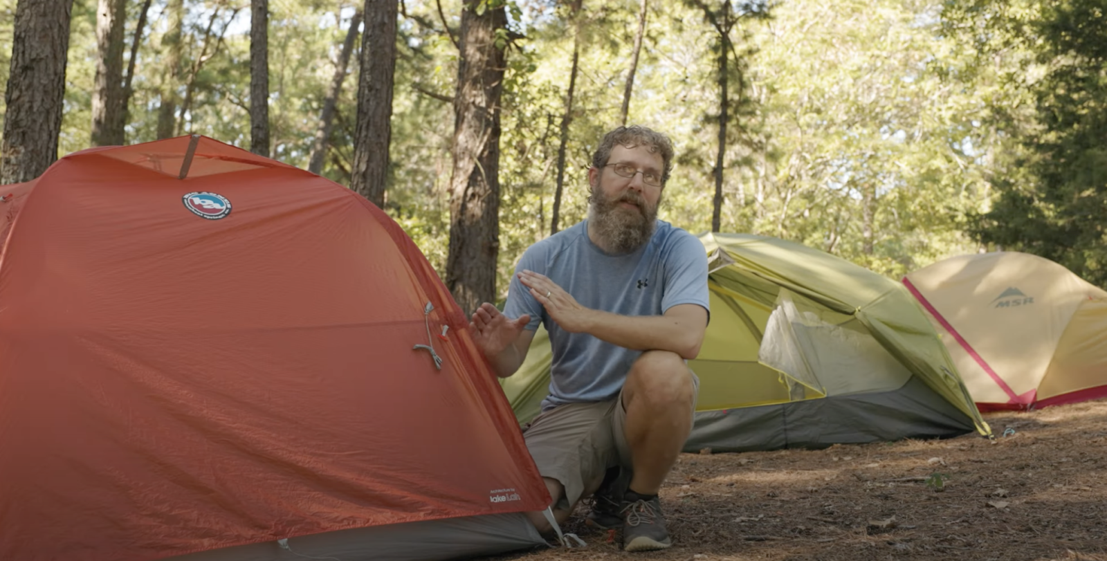 Steven reviews three tents